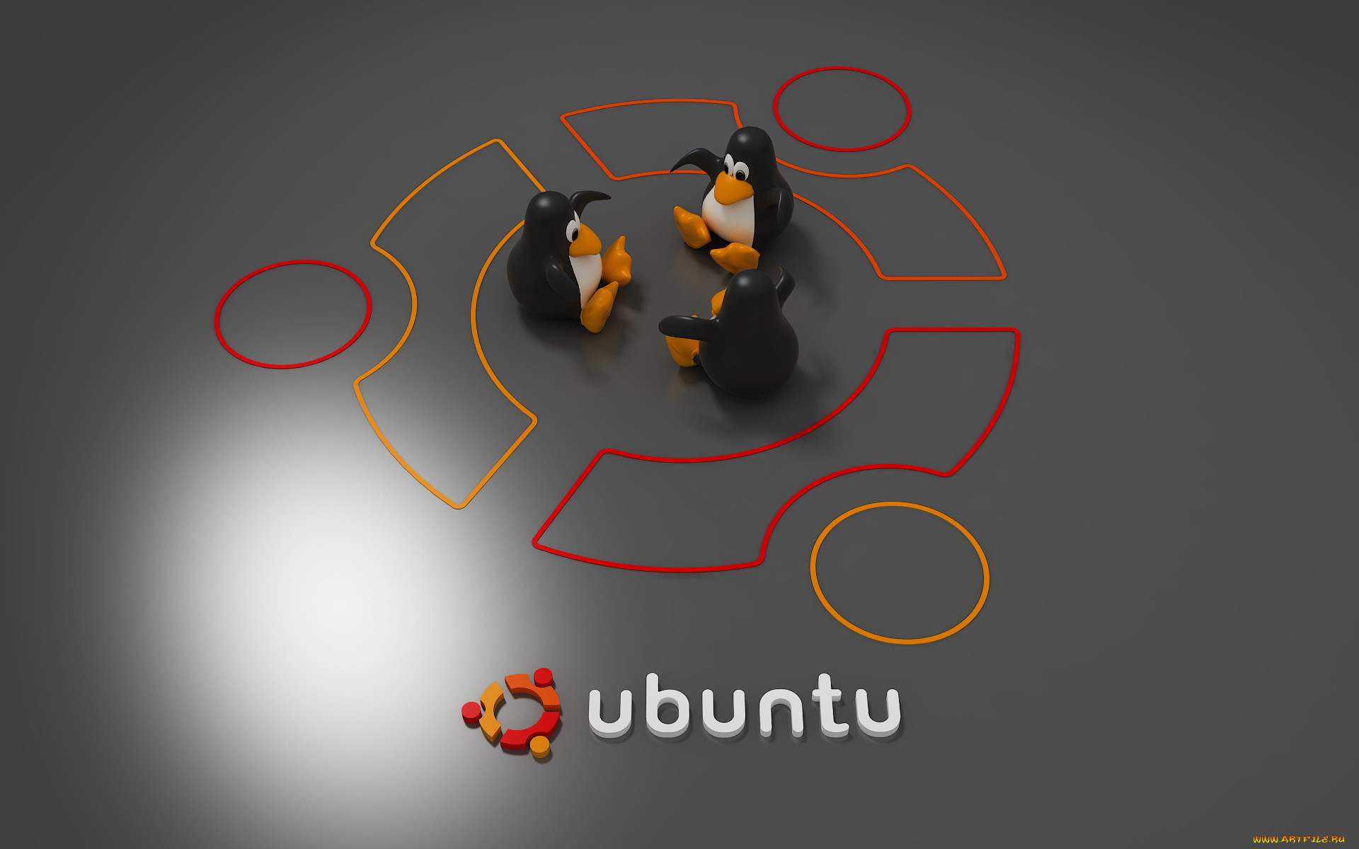 Обои Компьютеры Ubuntu Linux, обои для рабочего стола, фотографии  компьютеры, ubuntu linux, пингвины Обои для рабочего стола, скачать обои  картинки заставки на рабочий стол.